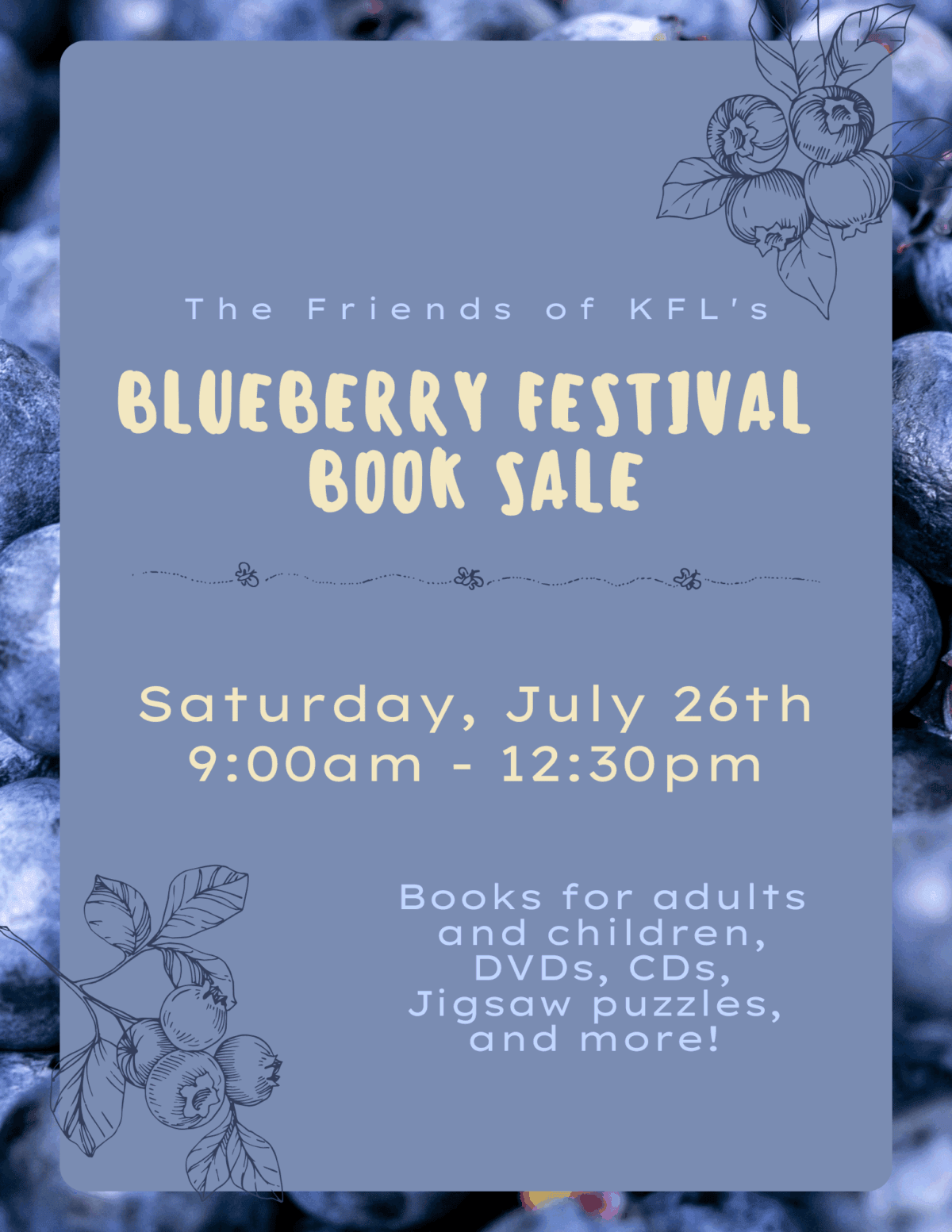 blueberry festival book sale flyer(1)