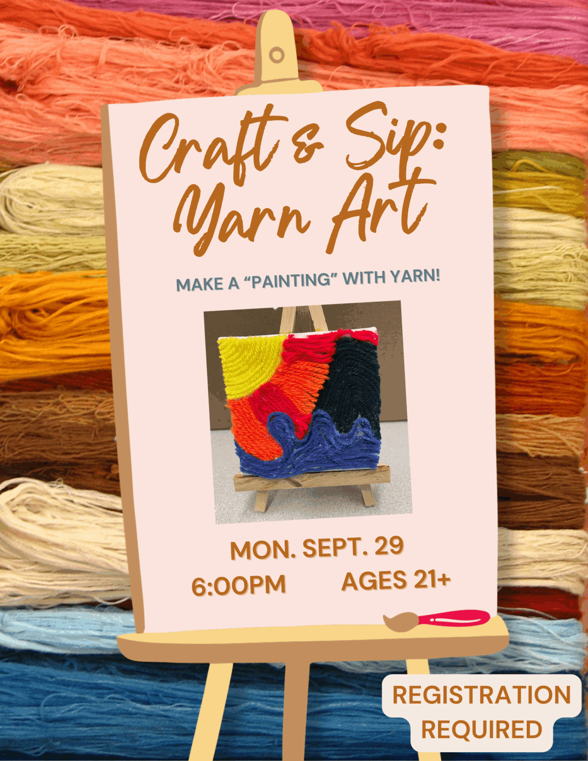 craft & sip yarn art