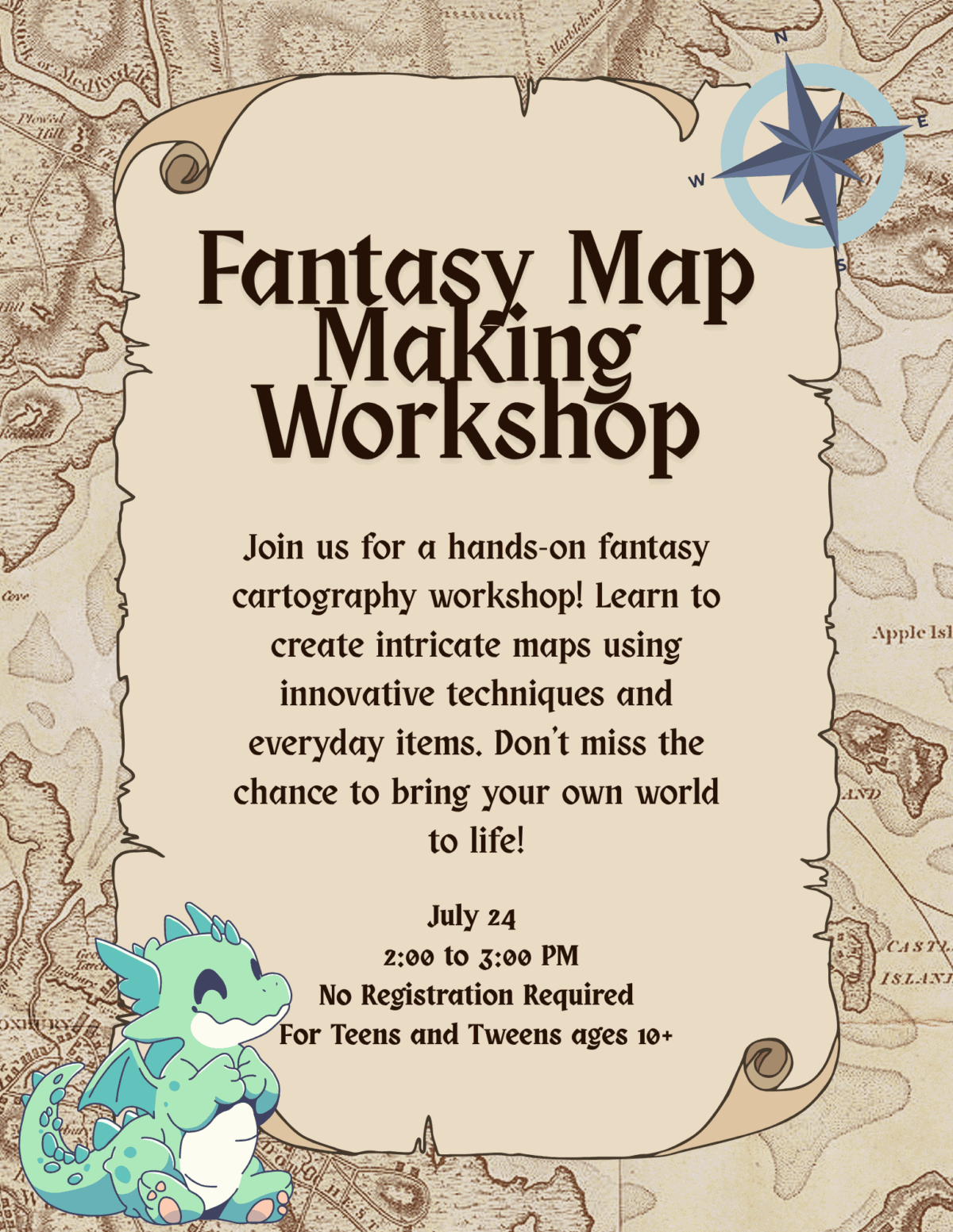 fantasy map making workshop