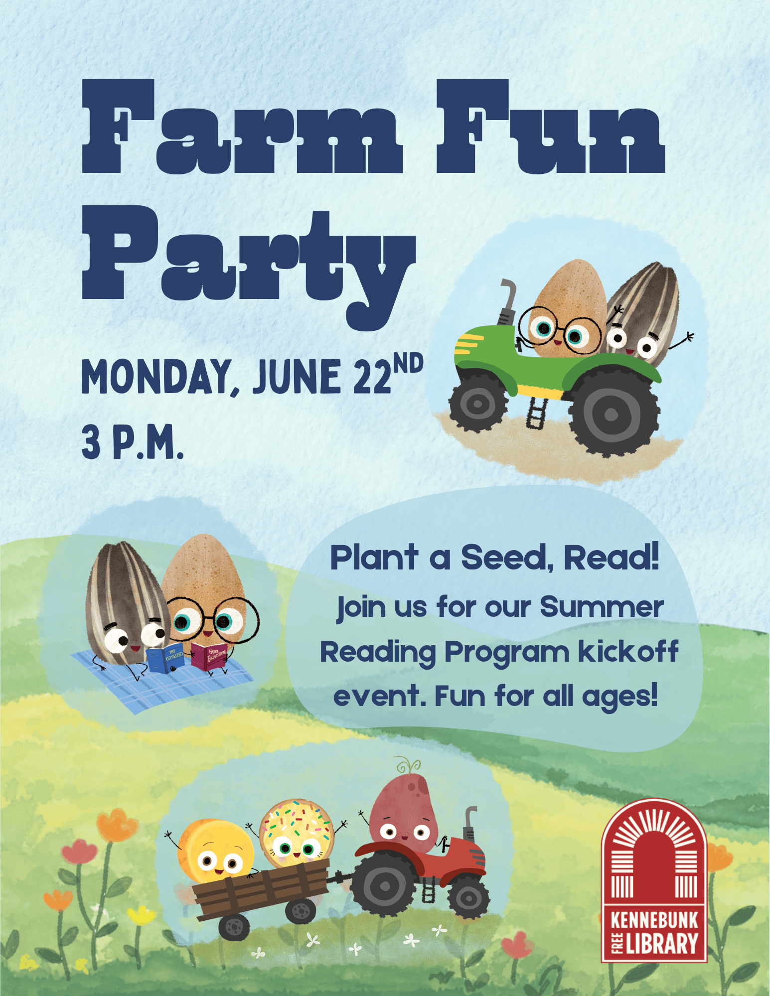 farm fun party (flyer)