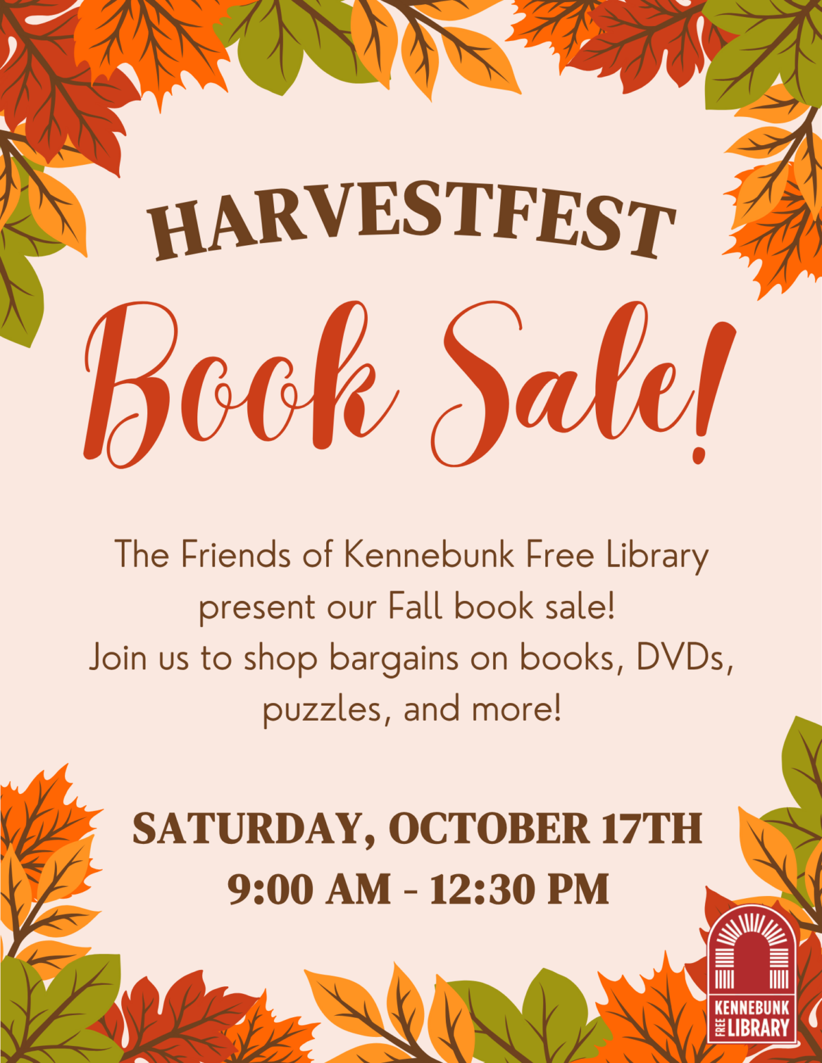 harvestfest banner flyer portrait