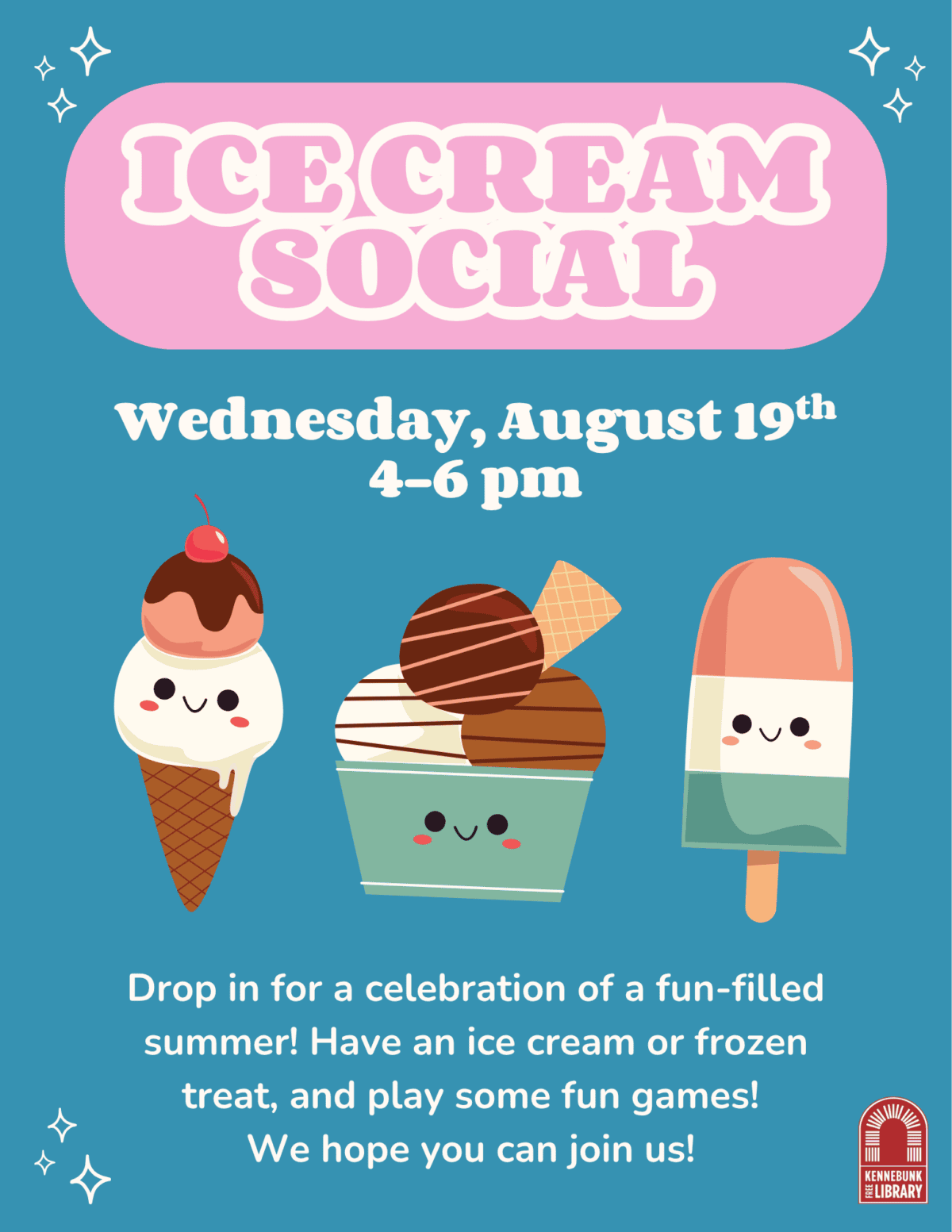 ice cream social (flyer)