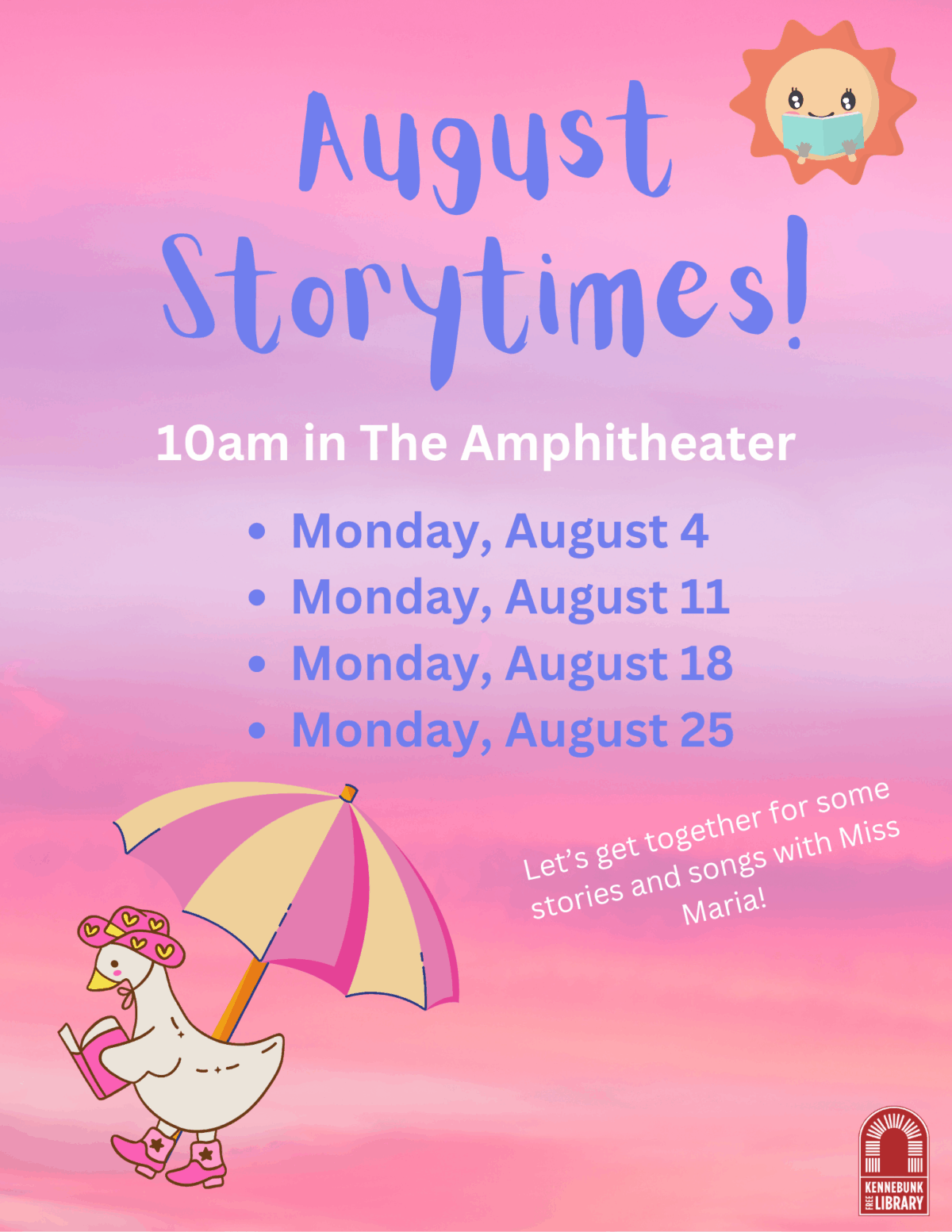 june storytime flyer