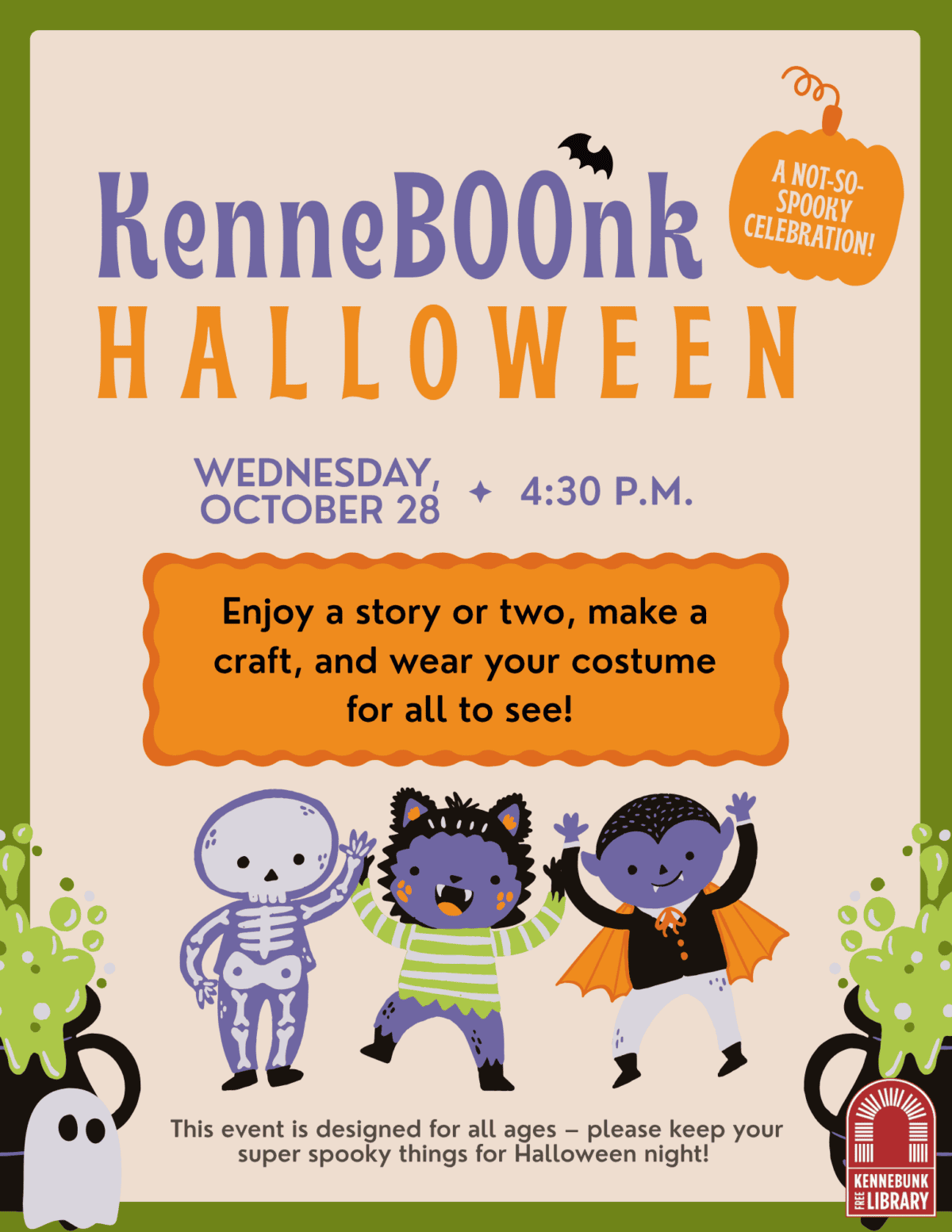 kenneboonk halloween (flyer)