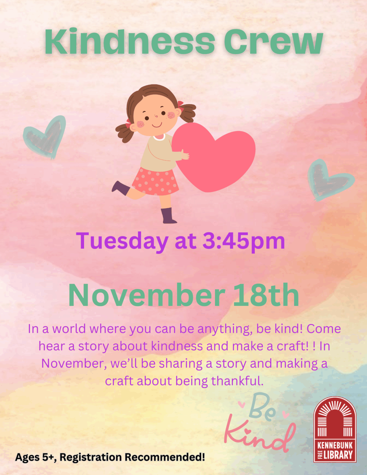 kindness crew flyer (real estate flyer)