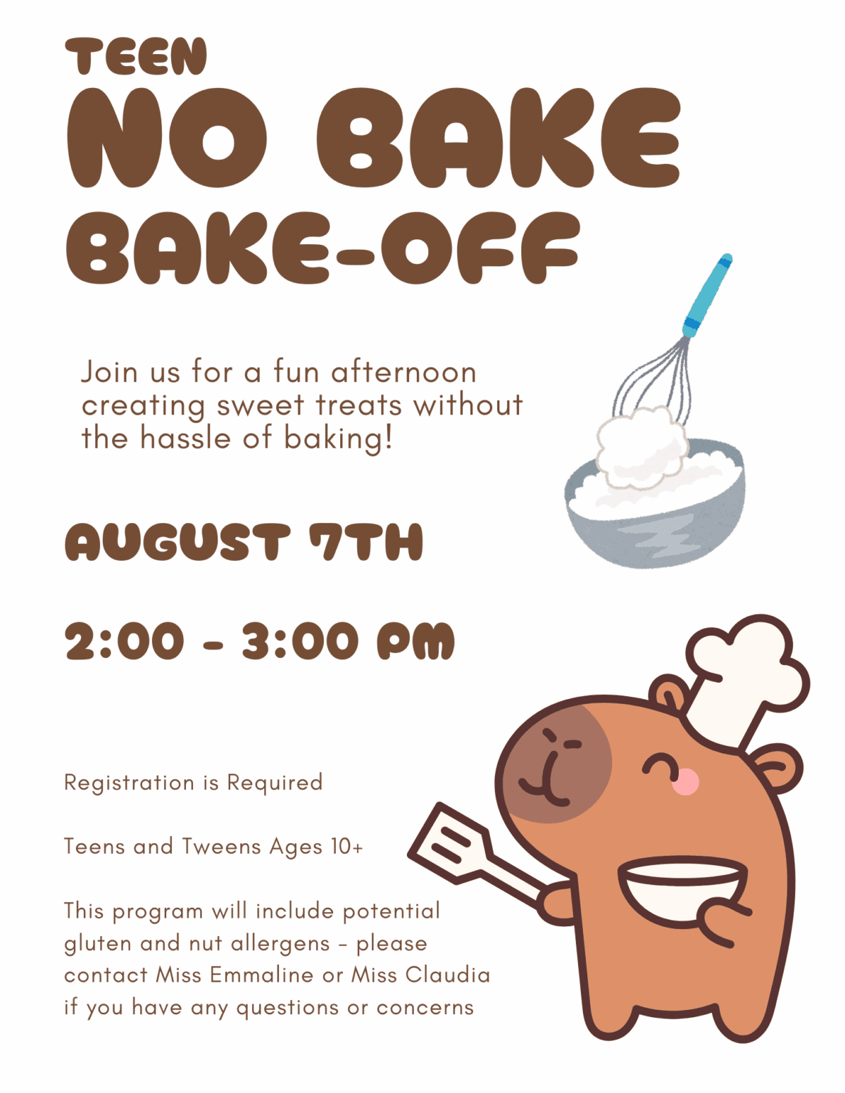 no bake bake off