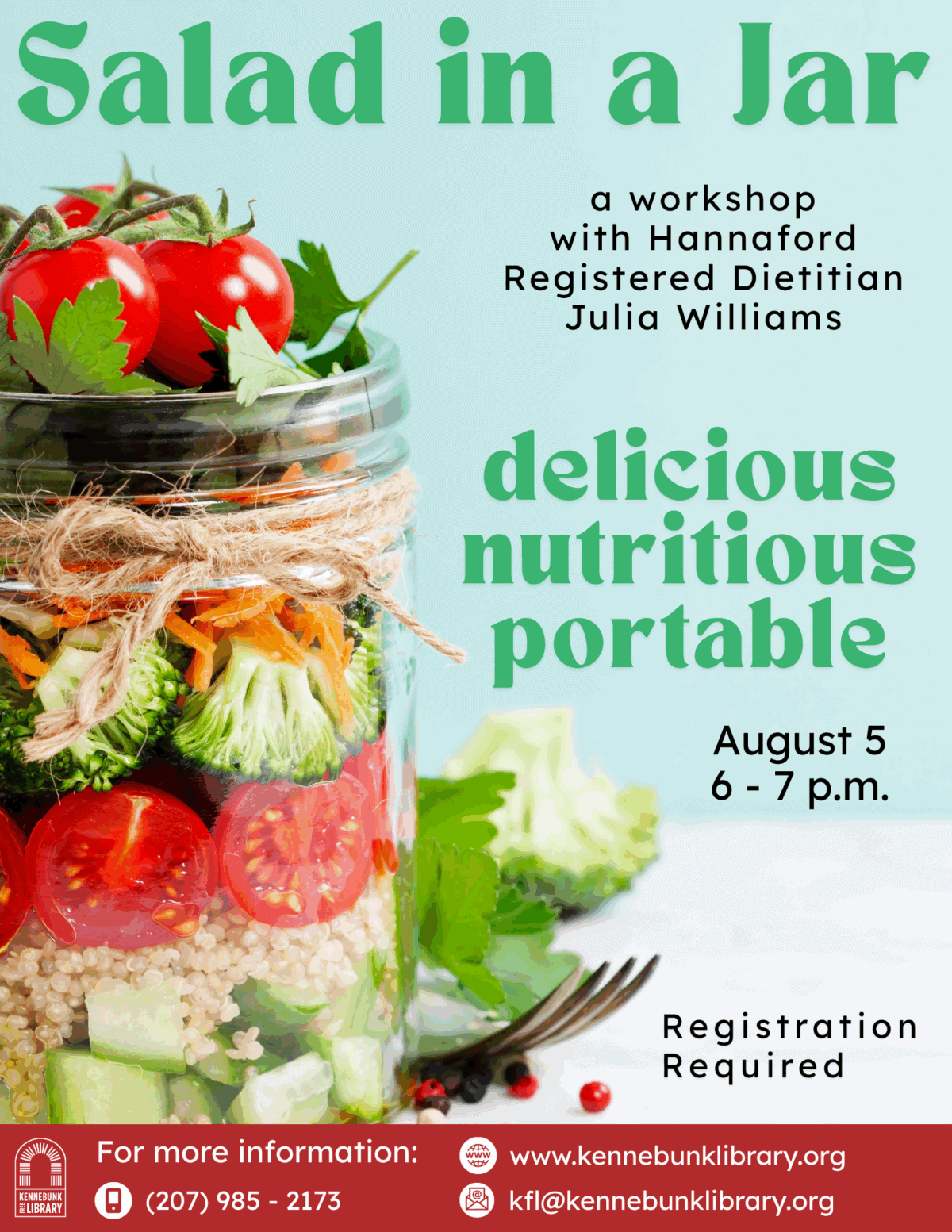 salad in a jar