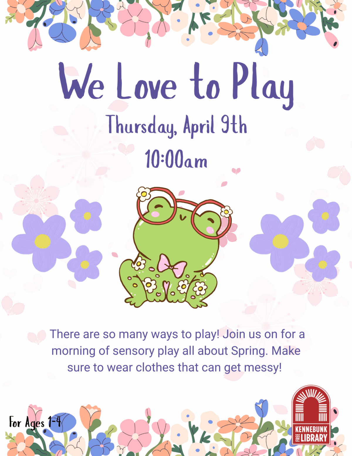 sensory play day (real estate flyer)