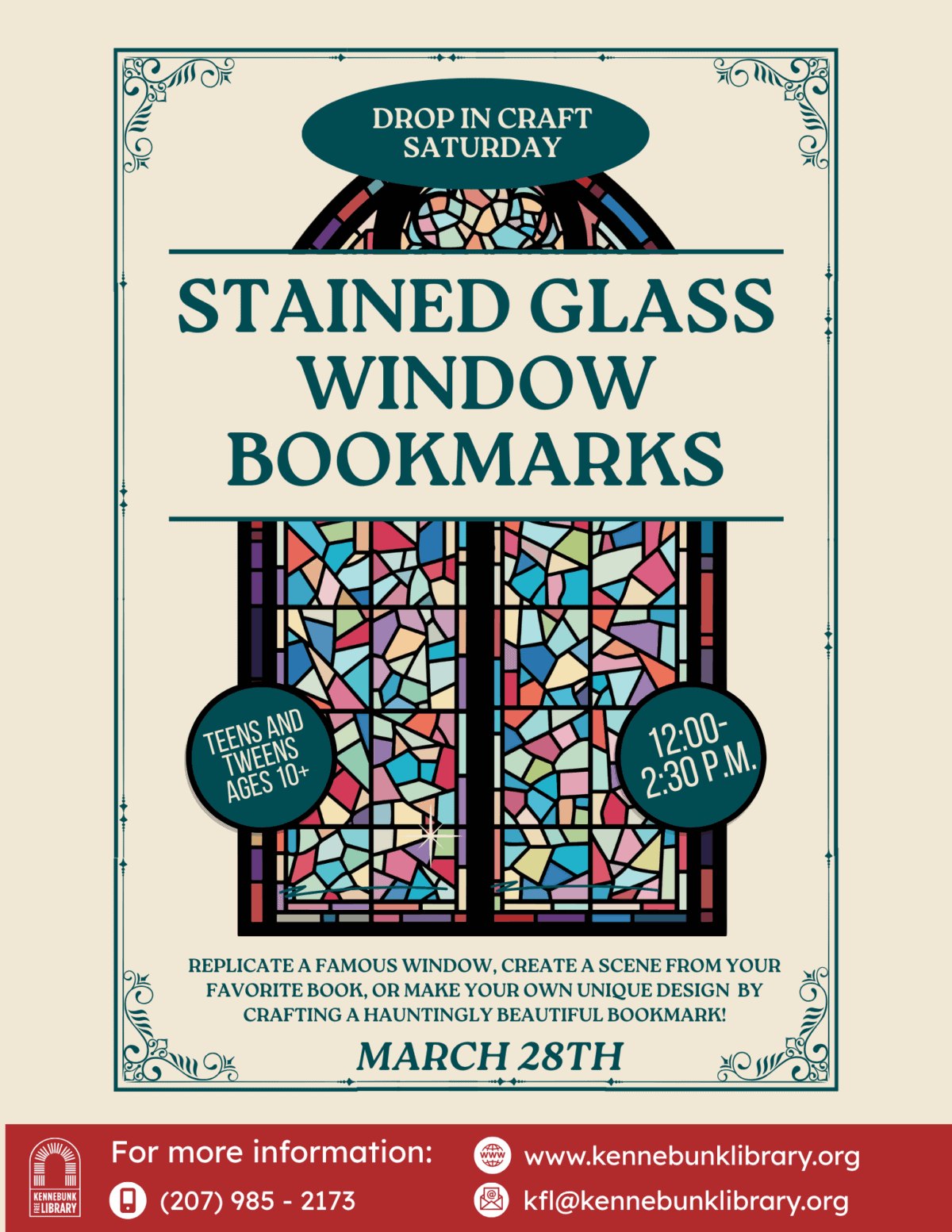 stained glass bookmarks