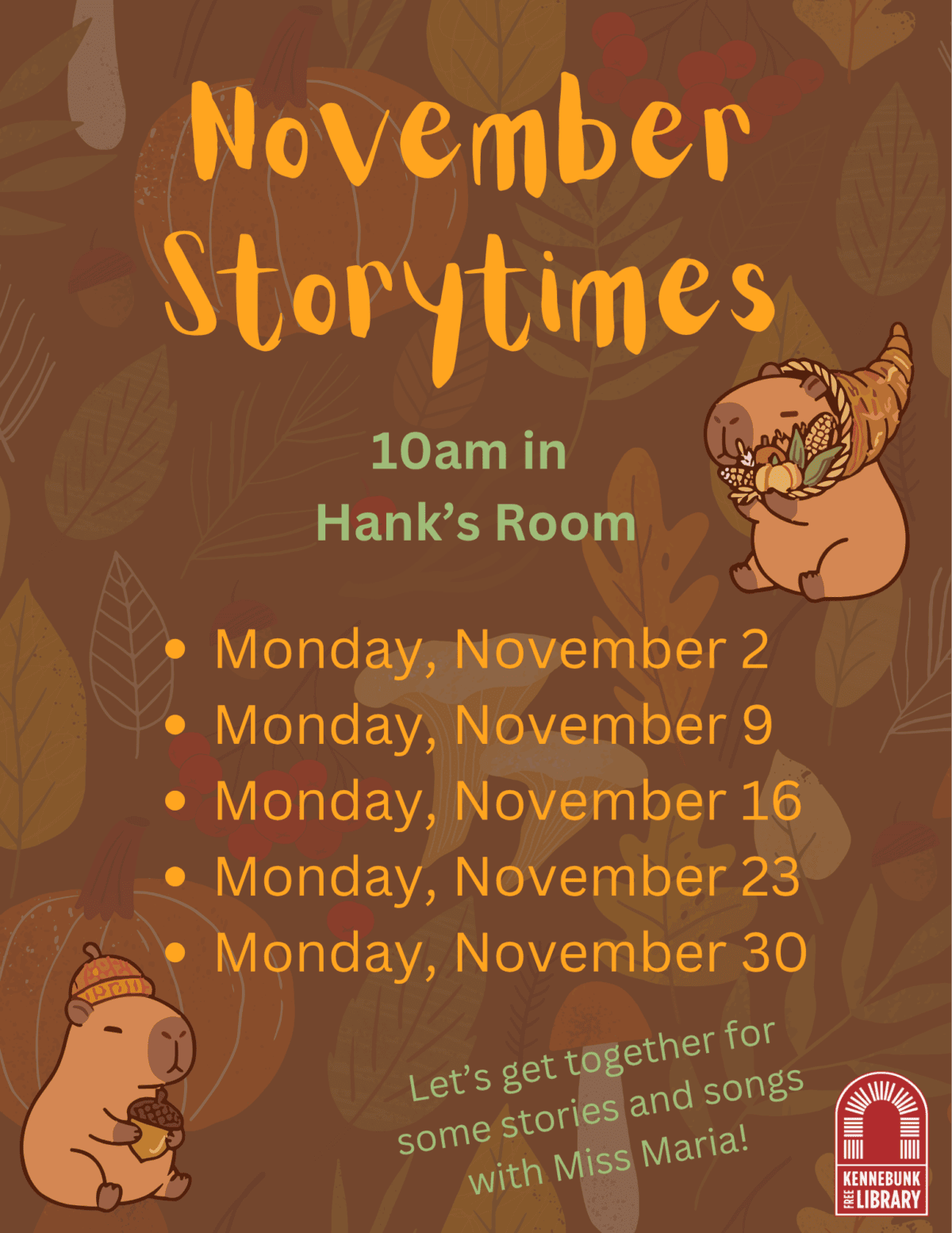 storytime (flyer)