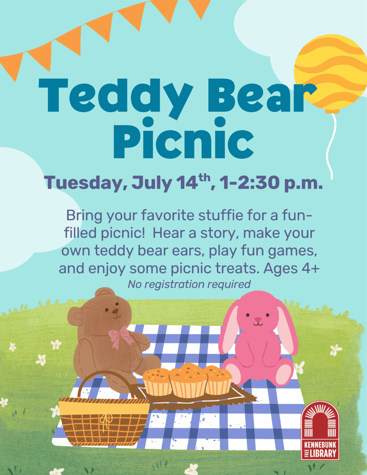 teddy bear picnic (flyer) (real estate flyer)