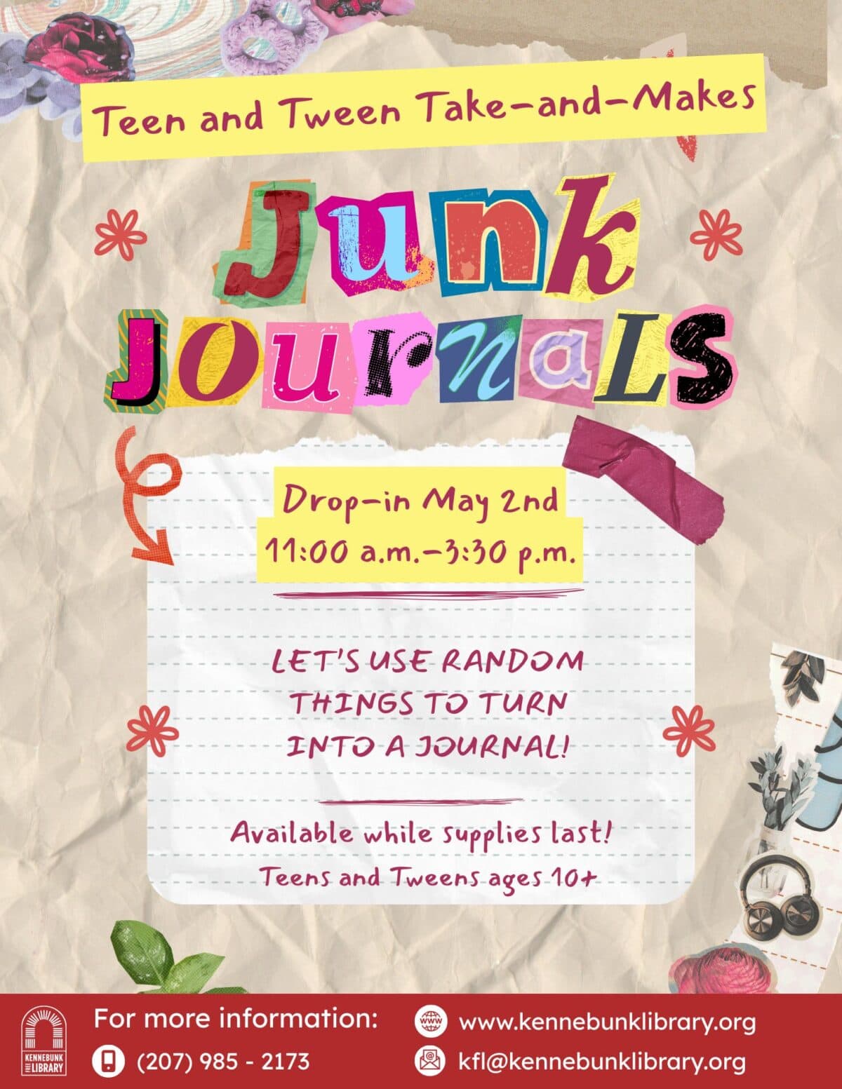 teen and tween junk journals