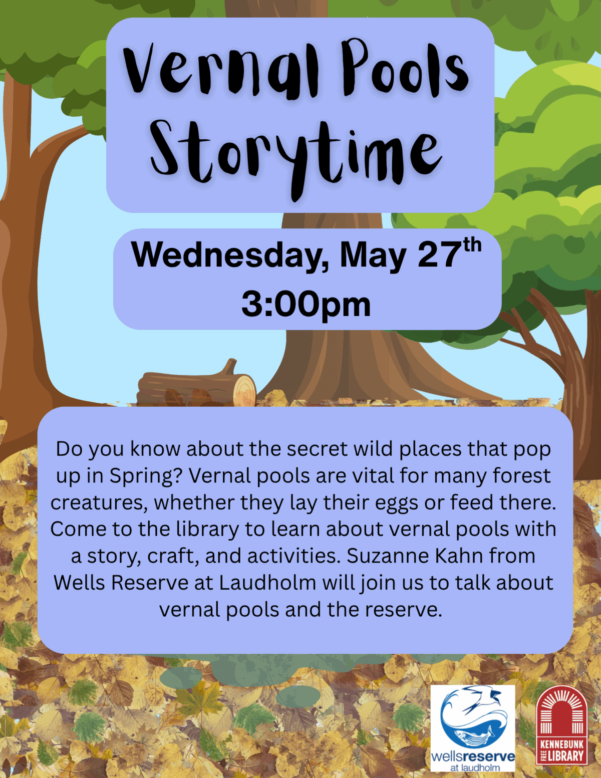 vernal pools storytime