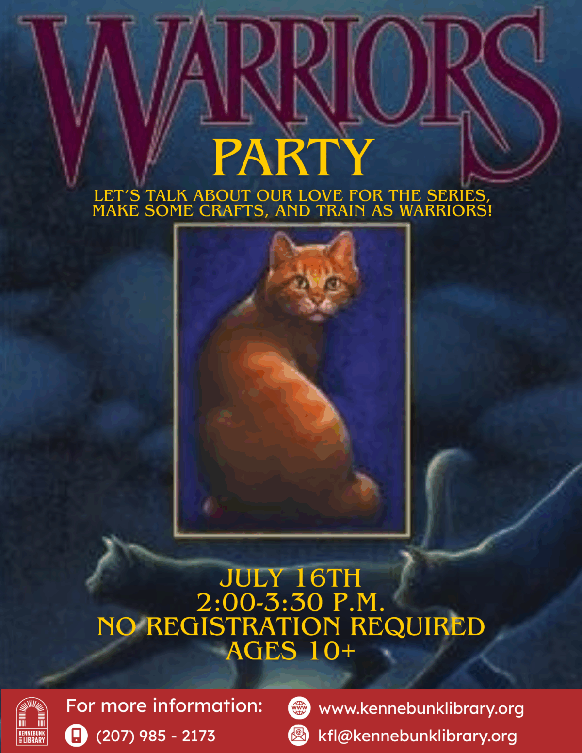 warrior cats bookclub party